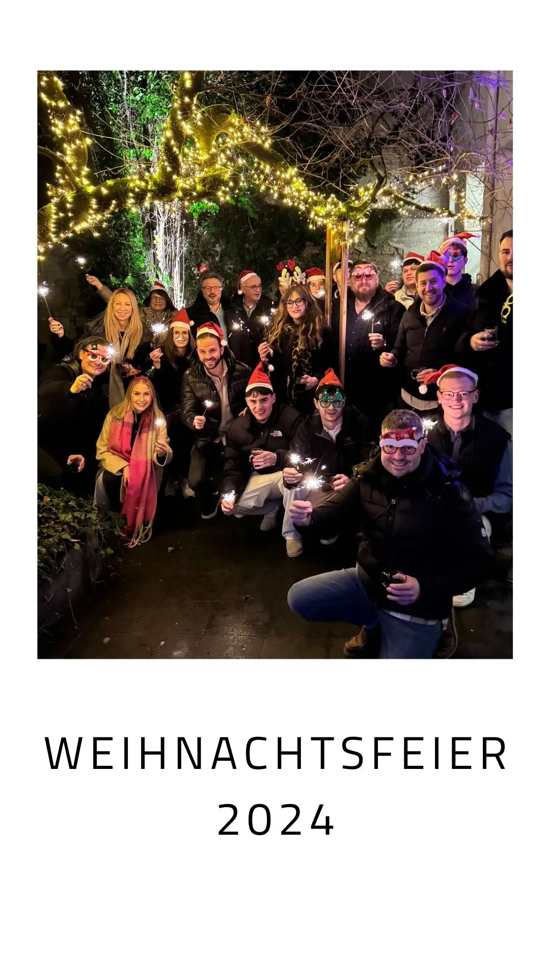 Das Team von GERBER Ingenieure bei der Weihnachtsfeier 2024