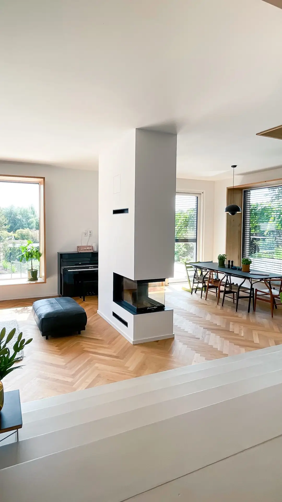 Split-Level-Wohnbereich im GERBERHAUS8