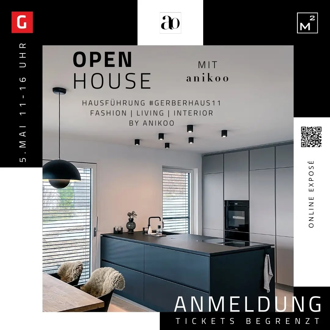 Einladung zum Open House im GERBERHAUS11B mit anikoo